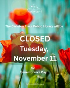 Remembrance Day poster